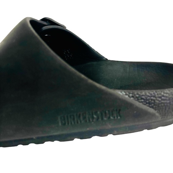 Birkenstock Arizona Black Two-Strap Adjustable Slides Sz 39 (Women’s 8) - Picture 5 of 8